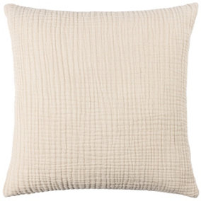 Yard Lark Muslin Crinkle Cotton Polyester Filled Cushion