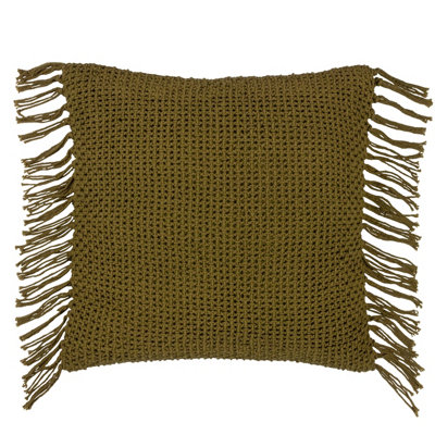 Yard Nimble Knitted Feather Filled Cushion