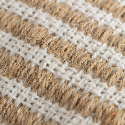 Yard Organik Stripe Woven Polyester Filled Cushion