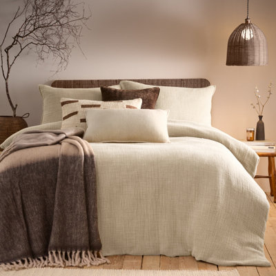 Yard Ribble Stone Washed 100% Cotton Duvet Cover Set