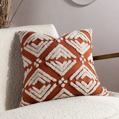 Yard Taya Tufted Feather Filled Cushion DIY at B&Q