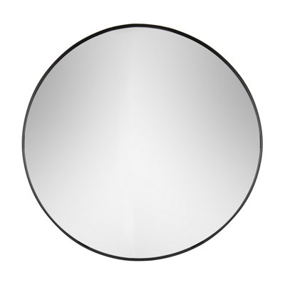 Yard Thin Round Deep Edge Circular Wall Mounted Mirror