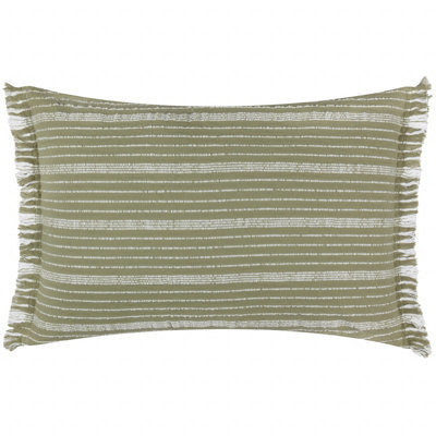 Yard Tide Textured Stripe Outdoor Polyester Filled Cushion