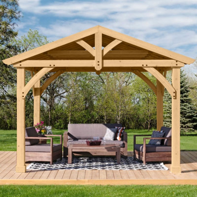 Yardistry Carolina Pavilion 13ft x 11ft (4m x 3.35m) - 3