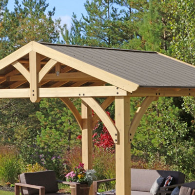 Yardistry Carolina Pavilion 13ft x 11ft (4m x 3.35m) - 5