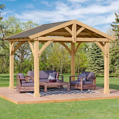 Yardistry Carolina Pavilion 13ft x 11ft (4m x 3.35m) - 7