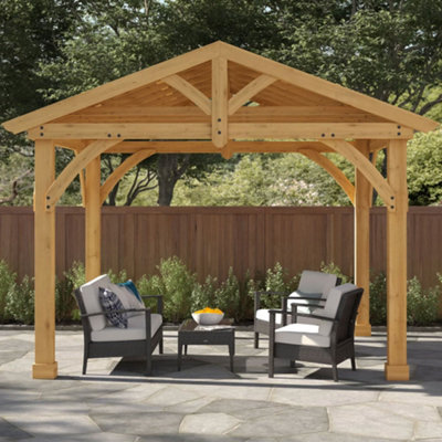 Yardistry Carolina Pavilion 13ft x 11ft (4m x 3.35m) - 8