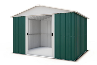 Yardmaster Emerald Deluxe Metal Shed 1010GEYZ