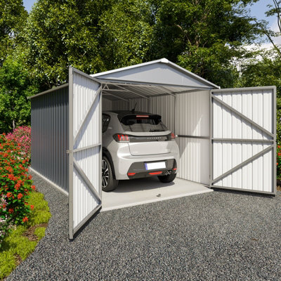 Yardmaster Metal Garage (Anthracite) 1017A