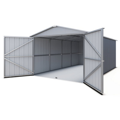 Yardmaster Metal Garage (Anthracite) 1017A - 3