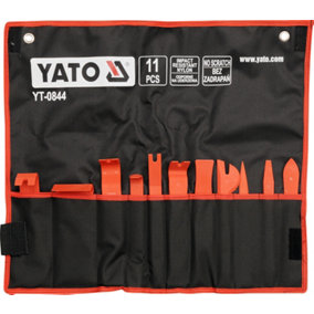 Yato professional car door panel trim removal tool set, no scratch (YT-0844)