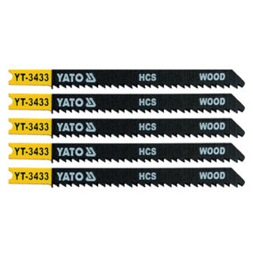 Yato professional clean cut wood jigsaw blades 5 pcs U fitting (YT-3433)