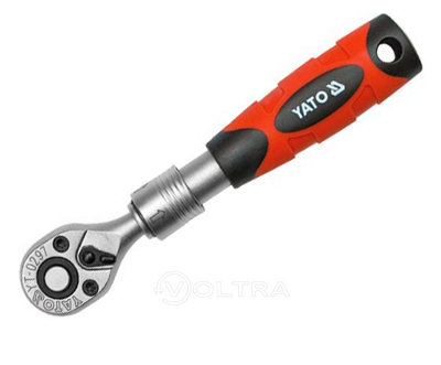 Yato professional heavy duty telescopic ratchet handles 1/4" (YT-0297)