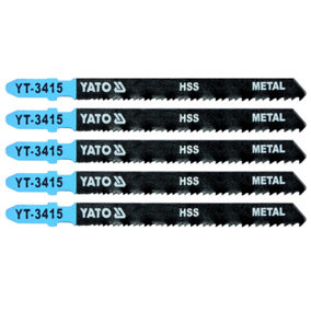 Yato professional jigsaw blades 5 pcs T fitting for aluminium & steel (YT-3415)