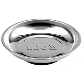 Yato professional magnetic parts tray bowl 150mm, 6", stainless steel (YT-0830)