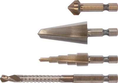Yato professional universal drill bit set step drill countersink YT 44705 DIY at B Q