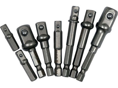 YATO YT-04639, HEX socket adapter set 8 pcs, 1/2