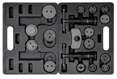 YATO YT-0682, professional brake disc pad & caliper service tool kit 18 pcs