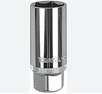 YATO  YT-1254, 1/2" drive sparkplug socket size 21mm, CrV steel, 6 point