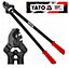 YATO  YT-18617, professional heavy duty cable cutter 910 mm long, cuts cables  up to 450mm square