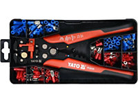 YATO YT-23133, automatic wire stripper, cutter and crimper set 191pcs connectors