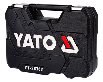 YATO YT-38782 - Socket Set 1/4-inch and 1/2-inch (72 Pieces)