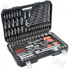 YATO YT-38841, ratchet socket set 1/2", 1/4", 3/8" 216 Pcs