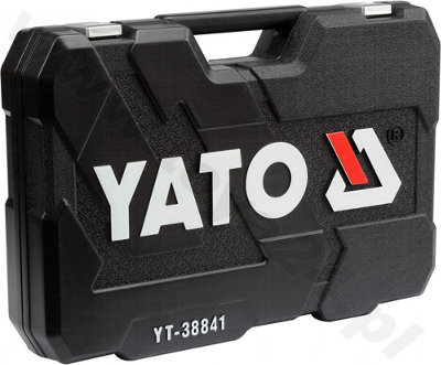 YATO YT-38841, ratchet socket set 1/2", 1/4", 3/8" 216 Pcs
