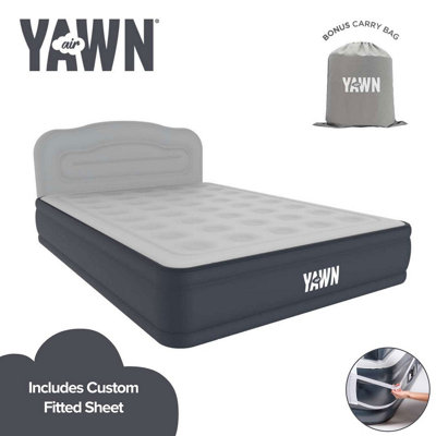 Single yawn store air bed