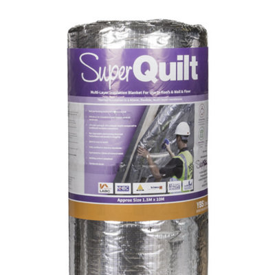 YBS SuperQuilt Multifoil Insulation 1.2m x 10m