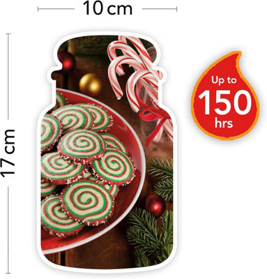 YC ORIGINAL LARGE JAR PEPPERMINT PINWHEELS