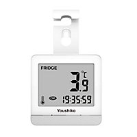 YC9020 Fridge & Freezer thermometer with Easy to Read LCD Display, Max / Min Function