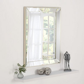 Yearn Bevelled Tray Rectangle Mirror 102x74cm