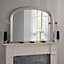 Yearn Contemporary Overmantle Mirror Silver 112(w)x77cm(h)