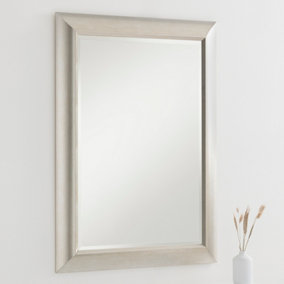Yearn Curved Framed mirror in Champagne 101.5x73.5cm