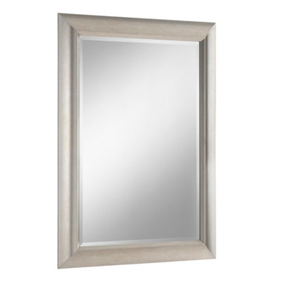 Yearn Curved Framed mirror in Champagne 129.5x76cm