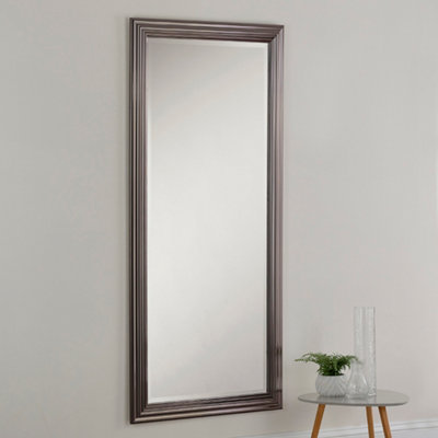 Yearn Dark Chrome Wall Mirror 167x76cm