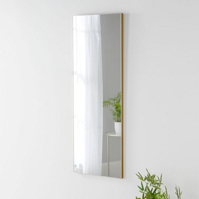 Yearn Minimal dressing mirror Gold 120x45cm