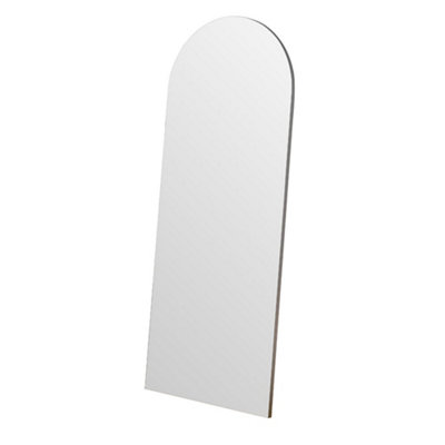 Yearn Minimal large Floor Arch Mirror Silver 150x60cm