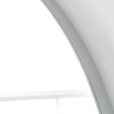 Yearn Minimal large Floor Arch Mirror Silver 150x60cm