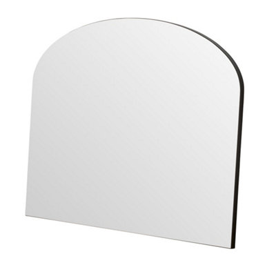 Yearn Minimal Plain Mantle Mirror Black 91(w) x 69cm(h)