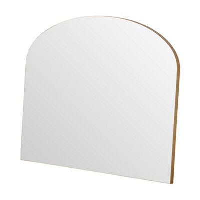 Yearn Minimal Plain Mantle Mirror Gold 91(w) x 69cm(h)