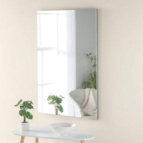 Yearn Minimal Wall mirror Silver 100x70cm