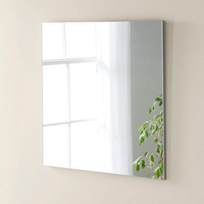 Yearn Minimal Wall mirror Silver 80x80cm