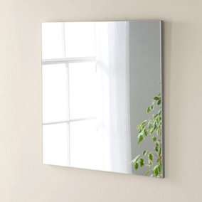 Yearn Minimal Wall mirror Silver 80x80cm