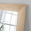 Yearn Oak Effect Framed Wall Mirror 132x48cm