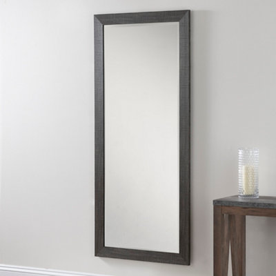 Yearn Rustic Grey Full Length Mirror 165x74cm DIY at B&Q
