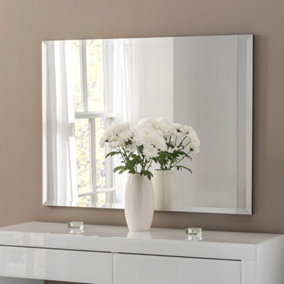Yearn Simple Bevelled Mirror 102x76cm