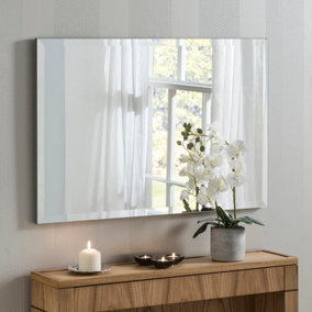 Yearn Simple Bevelled Mirror 86x58cm