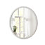 Yearn Simple Round Wall Mirror White 70cm